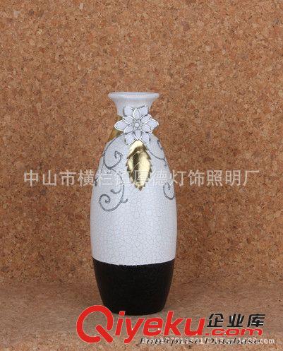爆款 中山陶瓷廠家直銷 陶瓷花瓶 被白獨特設計時尚擺設花瓶原始圖片3