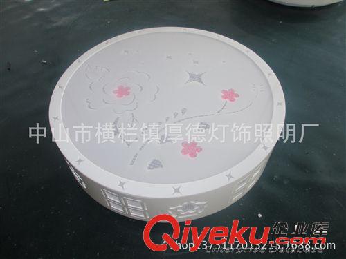 雕玫瑰貼小黃花壓克力珍珠LED家居照明吸頂燈 HDML4175-1 18W原始圖片2