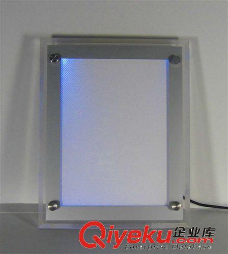 CA-8R系列帶電池盒LED亞克力水晶燈箱（桌面型）
