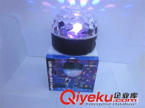 HY-MQ01插卡音箱 LED水晶魔球燈MP3 LED七彩旋轉(zhuǎn)水晶燈 LED舞臺(tái)燈原始圖片2