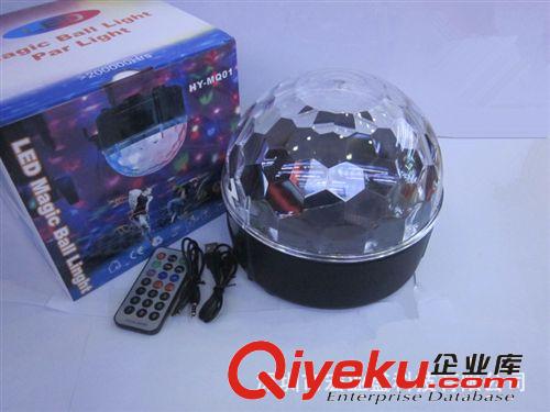 HY-MQ01插卡音箱 LED水晶魔球燈MP3 LED七彩旋轉(zhuǎn)水晶燈 LED舞臺(tái)燈原始圖片3