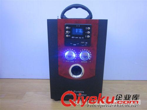 【廠家直銷】HY-D6 木質便攜音箱 多功能音響 可讀卡可接電腦原始圖片2