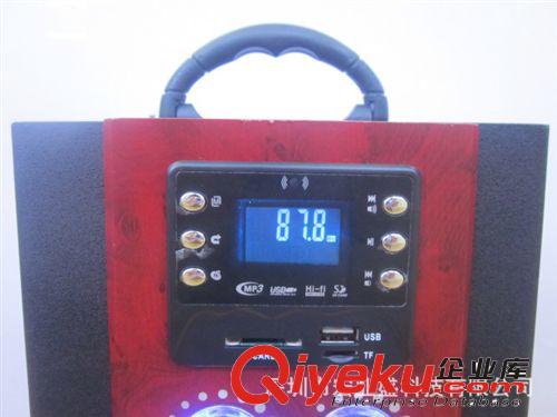 【廠家直銷】HY-D6 木質便攜音箱 多功能音響 可讀卡可接電腦原始圖片3