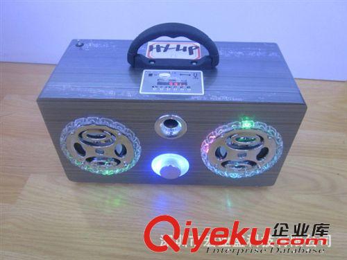 【廠家直銷】HY-L19 木質便攜音箱 多功能音響 可讀卡可接電腦原始圖片2
