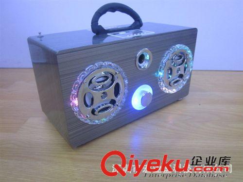 【廠家直銷】HY-L19 木質便攜音箱 多功能音響 可讀卡可接電腦原始圖片3