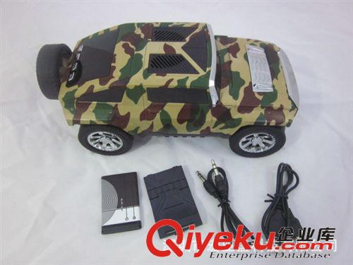 廠家直銷HY-T507 悍馬汽車插卡音箱 可選電腦音箱 FM MP3外放原始圖片3