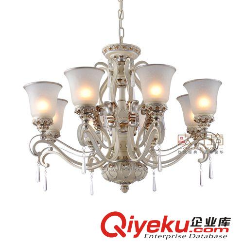 奢華吊燈 歐式燈飾高端八頭奢華燈具 客廳臥室必備燈飾一件起批原始圖片3