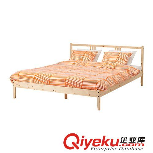 宜家家居費奧實木松木床架 雙人床0.9米現(xiàn)代簡約