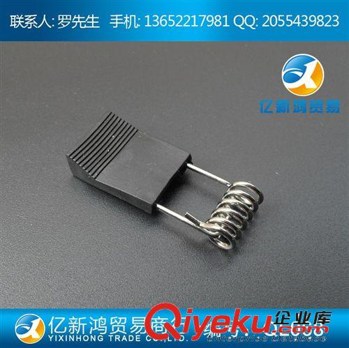 廠家直銷 各種cob斗膽燈彈簧/gd黑色硅膠包裹彈簧/QL069原始圖片3