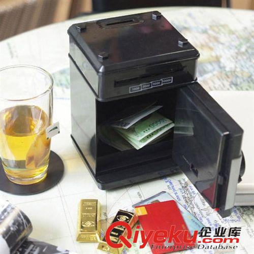 新款自動卷錢密碼保險箱 ATM存錢罐 迷你保險柜 創意儲蓄罐 禮物原始圖片2