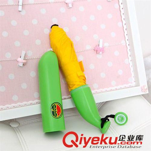 UM-BANANA！仿真香蕉造型折疊晴雨傘 香蕉雨傘 黃|綠色原始圖片3