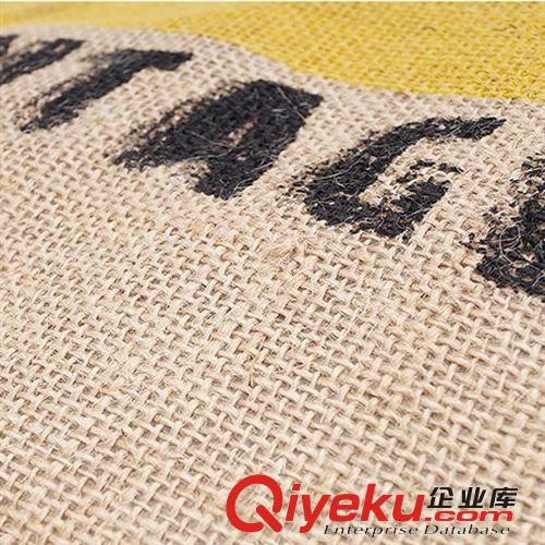 黃麻國旗購物袋 布藝美國國旗手提袋包袋 收納單肩包 雜志袋原始圖片3