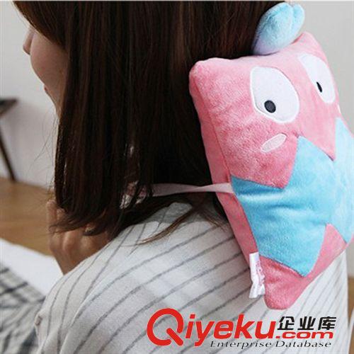 伊暖兒大嘴怪USB暖手枕 多功能暖胃枕 暖抱枕 暖腰枕 可拆洗原始圖片2