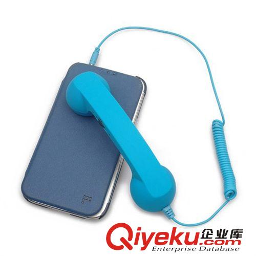 通用耳機(jī)聽筒三星 iphone復(fù)古式電話筒防輻射 聽筒 調(diào)聲原始圖片2