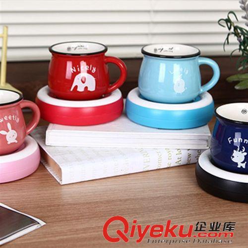 冬季創意保暖產品創意禮品USB保暖彩虹保溫碟杯墊電熱杯墊原始圖片3