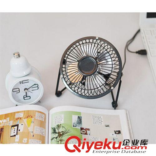 6寸USB迷你風扇 金屬靜音鋁葉小電風扇 USB電腦桌面風扇原始圖片2