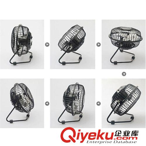 6寸USB迷你風扇 金屬靜音鋁葉小電風扇 USB電腦桌面風扇原始圖片3