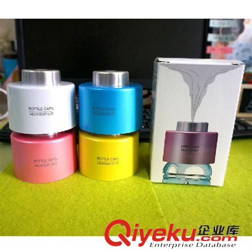 便攜式USB空氣加濕器瓶蓋加濕器迷你 電腦辦公桌面水瓶加濕器原始圖片2