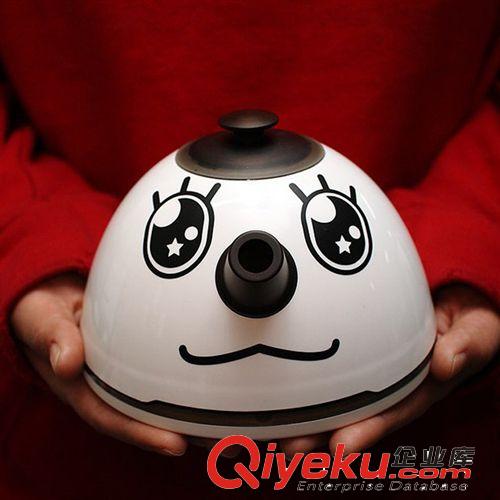 批發 創意超聲波霧化水壺加濕器 LED七彩燈凈化加濕負離子增濕器