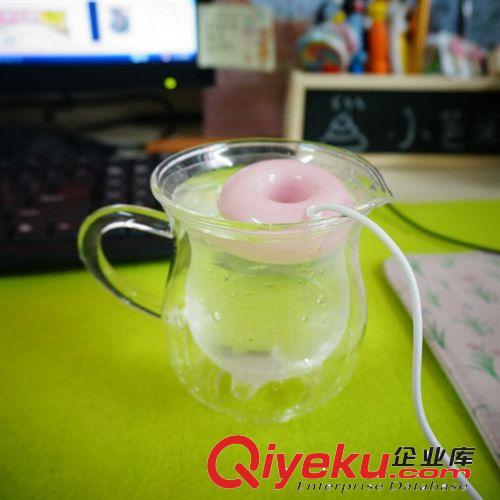 甜甜圈加濕器 迷你漂浮水面加濕器 方便攜帶 靜音USB桌面加濕器原始圖片2