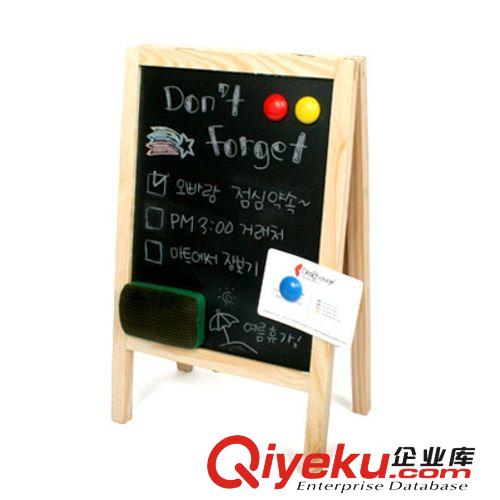 韓版 可愛(ài) 可立/可掛兩用黑板留言板磁性 小黑板B原始圖片3