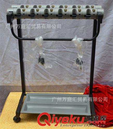 12頭雨傘架 帶雨水收集盤(pán)雨傘放置架 金屬鎖頭 廠家直售
