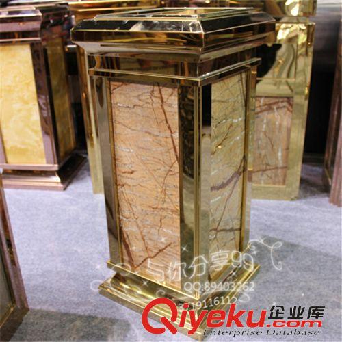 新概念S型垃圾桶 帶煙灰盅垃圾桶 座地煙灰桶  配玻璃黑白根盆