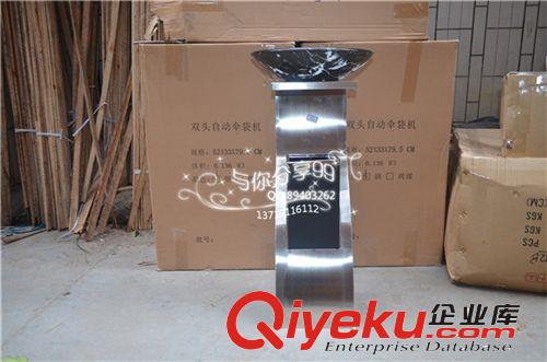新概念S型垃圾桶 帶煙灰盅垃圾桶 座地煙灰桶  配玻璃黑白根盆原始圖片2