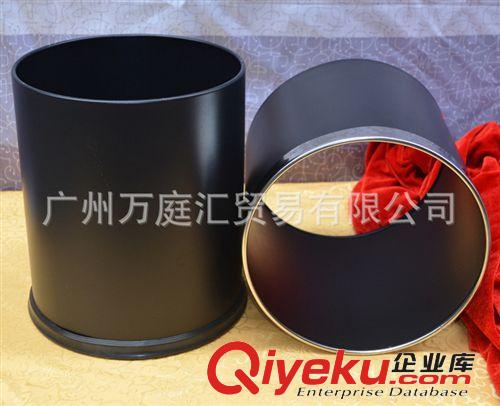 雙層圓形烤漆垃圾桶 酒店客房收納桶 8L果皮垃圾桶原始圖片2