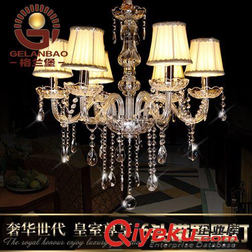 歐式吊燈廳水晶吊燈奢華水晶燈客廳燈具臥室燈飾 廠家tj批發(fā)原始圖片3