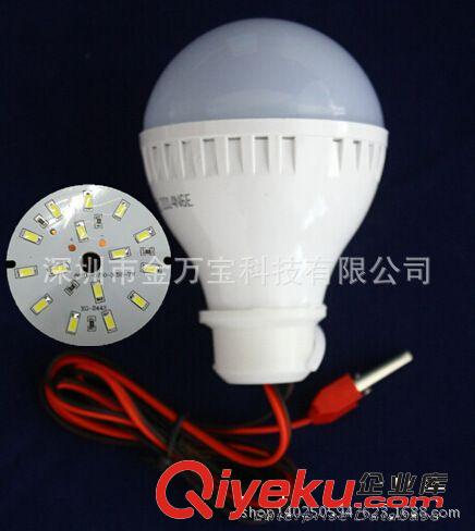 直流低壓DC12vLED球泡燈燈泡 電瓶節(jié)能燈 夜市地攤專用燈泡原始圖片3