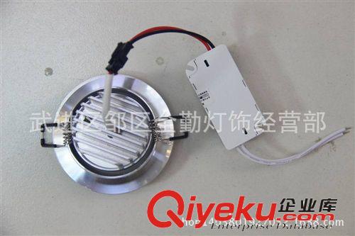 廠家直銷 LED天花燈筒燈高光沙銀射燈