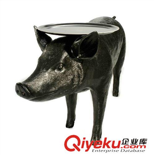 豬桌子落地?zé)?茶幾擺件 酒店工程工藝品 客廳展廳 2014廠家直銷