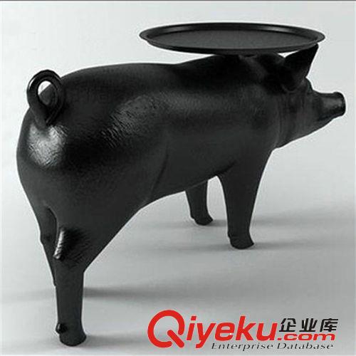 豬桌子落地?zé)?茶幾擺件 酒店工程工藝品 客廳展廳 2014廠家直銷