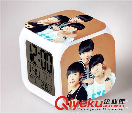 TFBOYS周邊創(chuàng)意七彩禮品小鬧鐘 多圖可選原始圖片3