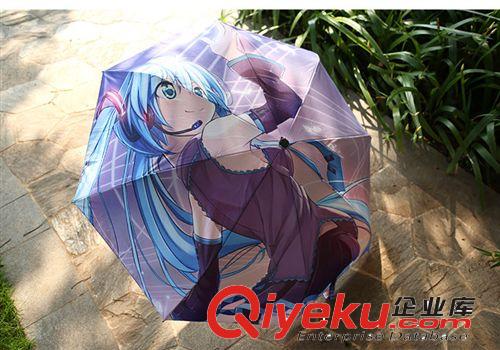 供應初音動漫周邊產品 三折創意雨傘 提供來圖訂制 支持混批原始圖片2