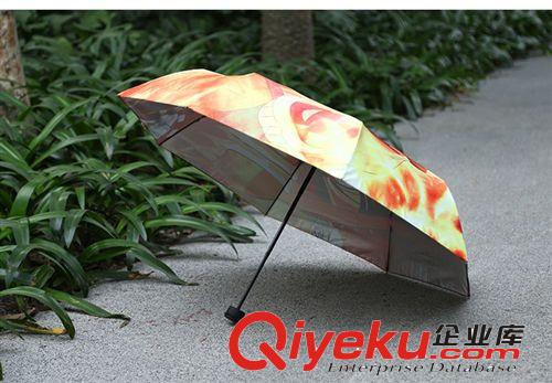 海賊王艾斯動漫睛雨傘三折傘 8K足21寸銀膠布防紫外線遮陽原始圖片2