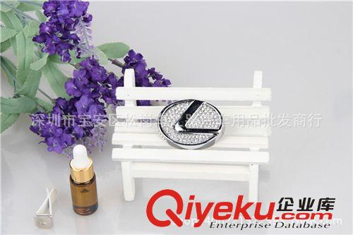 汽車香水 車載車用車標(biāo)香水 帶鉆水晶車標(biāo) gd 出風(fēng)口香水原始圖片2