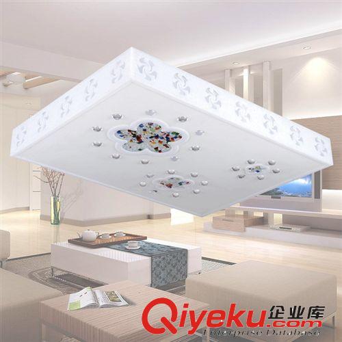 智造吸頂燈 客廳燈 長方形 led現代簡約 水晶餐廳燈 臥室燈具原始圖片2