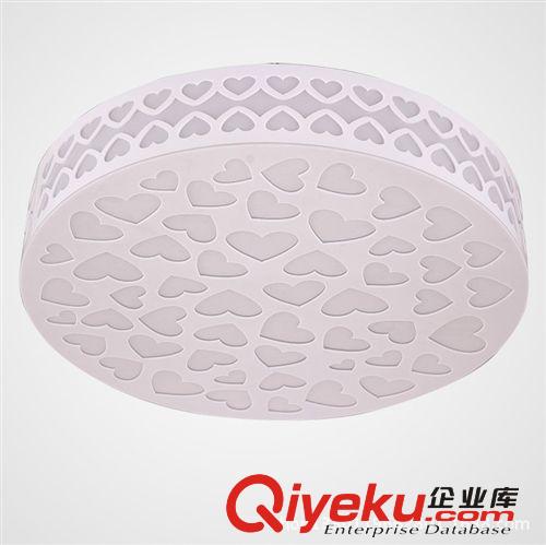 簡約時尚LED吸頂燈 愛心精美亞克力吸頂燈 溫馨臥室LED燈具原始圖片3