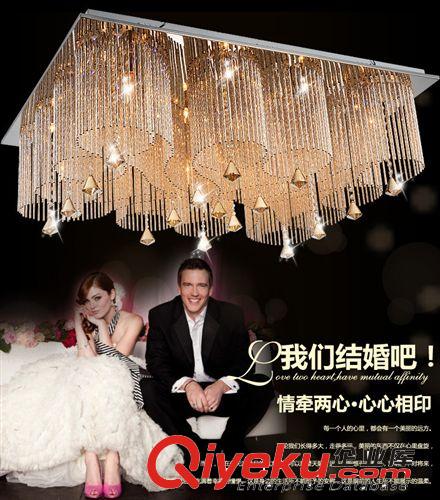 智造燈飾廠家直銷 現(xiàn)貨led水晶低壓燈簡約現(xiàn)代客廳水晶吸頂燈