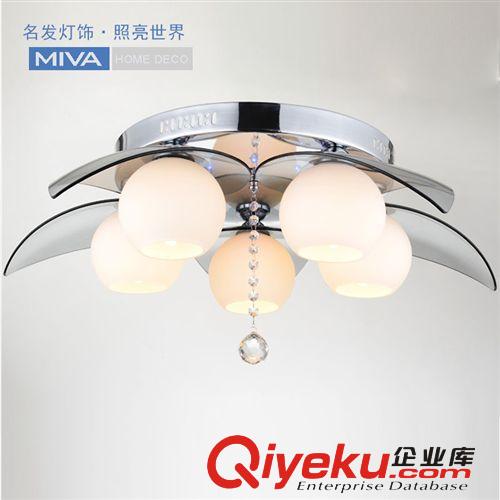 名發(fā)現(xiàn)代簡約蓮花吸頂客廳臥室兒童書房水晶LED吸頂燈具1306原始圖片2