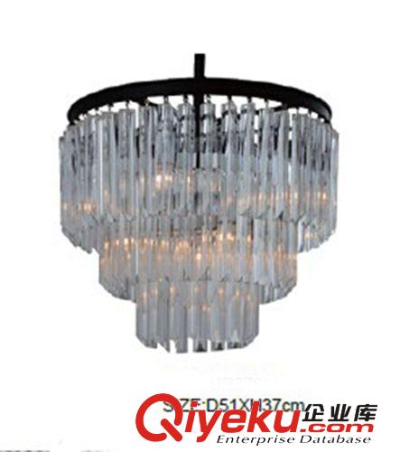 北歐北美風格 美式鄉村水晶燈 簡約復古水晶燈 客廳 臥室餐廳吊燈原始圖片2