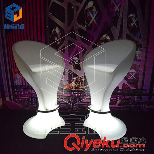 專業生產發光家具 led7彩遙控充電式 戶外發光吧凳LED furniture原始圖片3