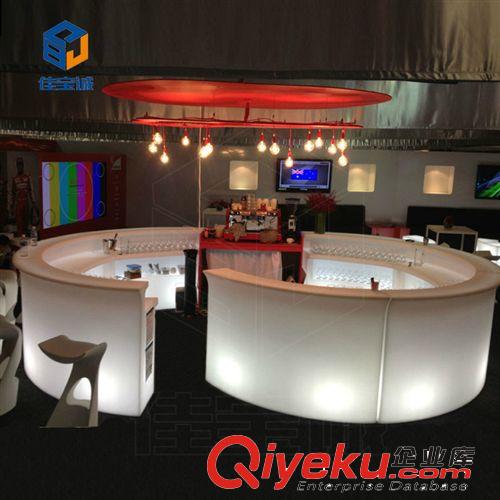 酒吧創意LED發光吧臺 夜店發光家具 環保防水led圓形大吧臺