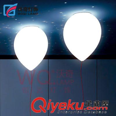 【沃奇】簡約中歐式浪漫小孩臥室書房創意兒童房燈具 氣球吸頂燈原始圖片2