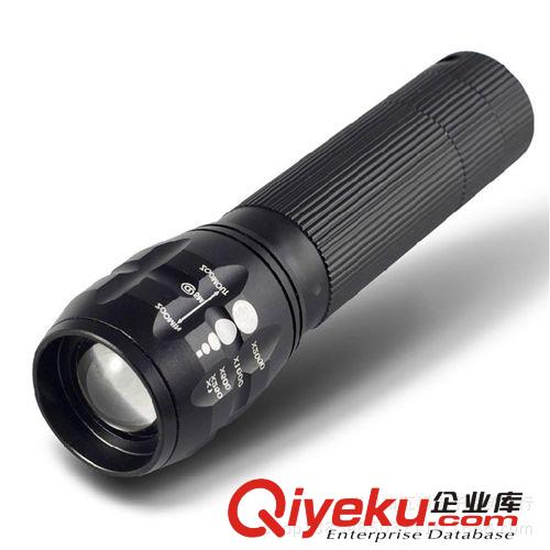 UltraFire神火C8強(qiáng)光手電筒 進(jìn)口CREE Q5遠(yuǎn)射LED五檔充電手電筒