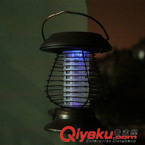 廠家直銷新款戶外防水景觀掛鉤吊燈led太陽能滅蚊滅蠅殺蟲燈批發(fā)原始圖片2