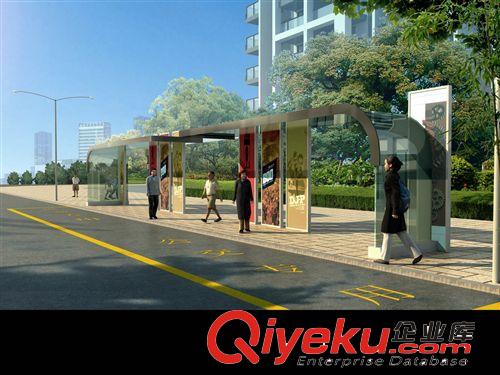 專業公交候車亭廠家批發 新款太陽能公交候車亭 城市公交候車亭