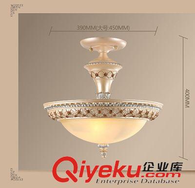 臺州鑫景 半吊燈歐式入戶燈 玄關(guān)吸頂?shù)鯚?圓形玻璃吊燈 9351BD原始圖片3